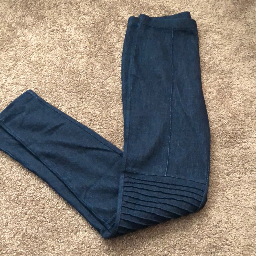 Forever 21 denim motto jegging